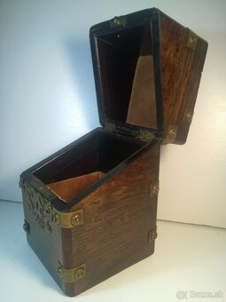 Starožitná drevená skrinka 19.storočie - 8