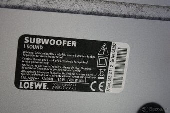 predám ELEKTROSTATY LOEWE Reference sound +aktívny BAS - 8