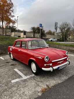 Škoda 1000MB, biele SPZ - 8