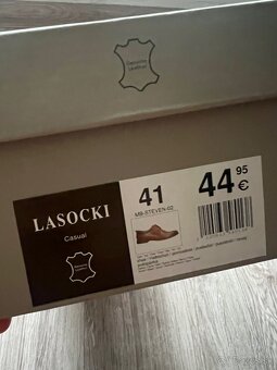 Pánske kožené poltopánky Lasocki for Men MB-STEVEN-02 – hned - 8