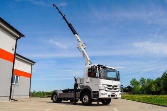 MERCEDES ATEGO1224 HÁKOVÝ NOSIČ KONTAJNEROV HYDRAULICKÁ RUKA - 8