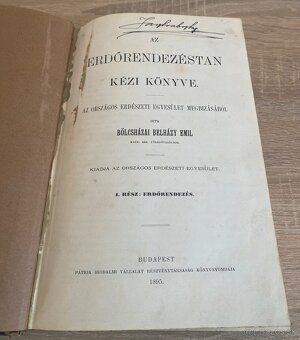 6 starých maďarských kníh a stará maďarská mapa - 8