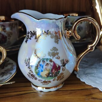 Čajová súprava - karlovarský porcelán - 8