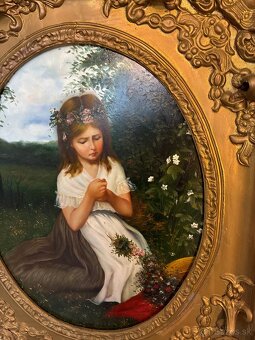 Olejomaľba na doske - 8