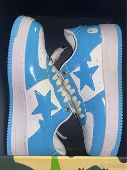 Bape Sta Patent Blue/White - 8