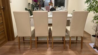 Jedálenský stôl + stoličky - 8