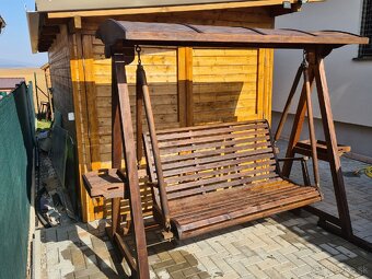Záhradná hojdačka TEAK - 8
