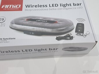 Bezdrôtová LED Majáková rampa 32cm x 19cm s diaľkovým - 8