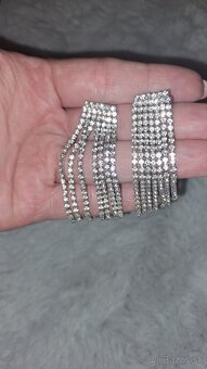 Set bižutérie korunka diadem náušnice  nahrdelnik opasok - 8