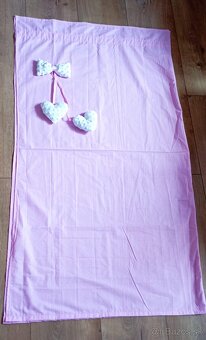 Set pre bábätko ružový s volánikmi - 8