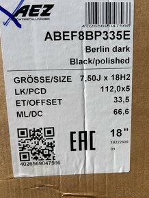 R18 NOVÉ disky na Mercedes-Benz A,CLA,GLA,C class 2007-2024 - 8