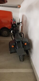 Levá+ pravá kožená brašna S 69 na HD Sportster. - 8