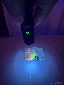 UV LED baterka 3x365nm 3x395nm nabijatelna - 8