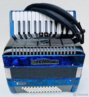 Predám nový akordeón BELTUNICA Vivaldi- De Luxe 60 basový- n - 8