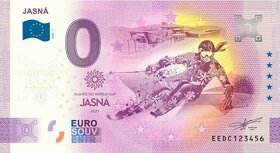 0 euro / 0 € souvenir bankovky ročníkové čísla - 8