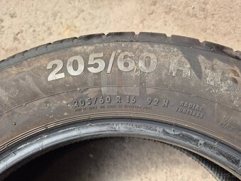 205/60 r16 letné 4 ks CONTINENTAL dezén 8 - 7,1 mm - 8