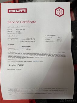 Hilti PP 10 samonivelačný potrubný laser - 8