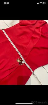 Nádherné Elegantné spoločenské šaty s brošňou - 8