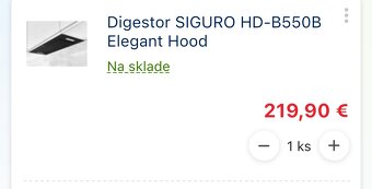 Úplne NOVÝ Vstavaný digestor Siguro HD-B550B Elegant Hood - 8
