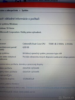 15,6” notebook Compaq Presario CQ56 /4GB/128GB TOP stav - 8