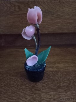 Keramika-džbán,tanier,zvonček a znam.Panna+kvetina - 8