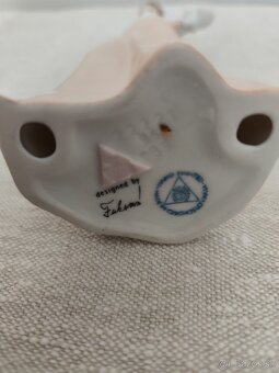 Royal dux žena dievča porcelánová soška - 8