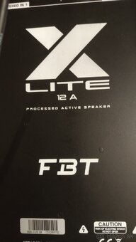 Predám aktívne FBT X-Lite 12A plus prenosné obaly - 8