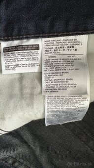 Pánske,kvalitné džínsy LEVIS 511 - veľkosť 34/31 - 8