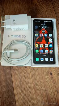 Predám Honor 50 RAM 8GB + 2GB ROM 256GB - 8