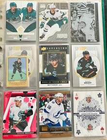 Hokejové kartičky - Inserty + Rookie NHL, novšie ročníky - 8