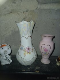 Retro porcelánové sošky, mix, stolička - 8
