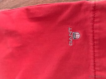 GANT originál Red pánske capri nohavice L/XL - 8