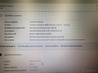 Notebook Lenovo E51 i5-6200U/8GB/256GB SSD - 8
