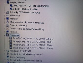 veľký 17"ntb DELL / Intel core i5 /8gb ram / Win 7 - 8