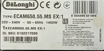 DeLonghi ECAM650.55.MS ako novy - 8