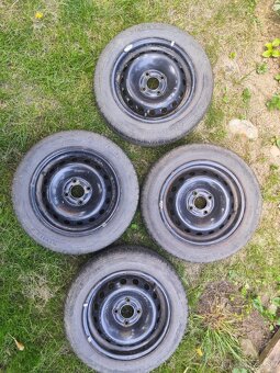 Predám plechové disky 165/65 R14 - 8
