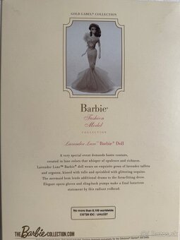 zberateľská BARBIE doll ,, LAVENDER LUXE,, - 8