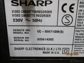 SHARP VC-MH71GMs hifi stereo vhs - 8