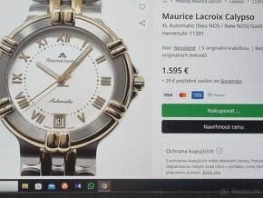 Náramkové hodinky,Maurice Lacroix. - 8