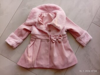 Bunda , vesta, kabát 9-12 mes dievča - 8
