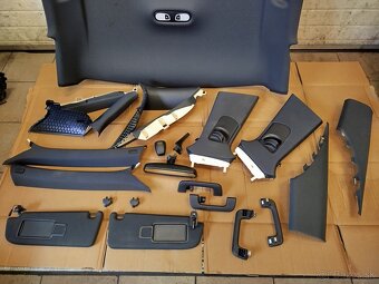 Sedadlá sline audi A6 c7 čierny strop - 8
