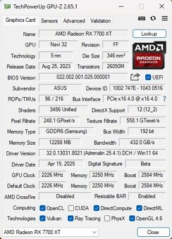 ASUS DUAL Radeon RX 7700 XT OC 12GB - 8
