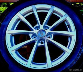 alu R17 5x112, (zimné pneu 225/60) orig. Audi A6 - 8