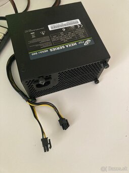 PC zdroj FSP HEXA+ 500W – 80 Plus, ATX, tichý, plne funkčný - 8