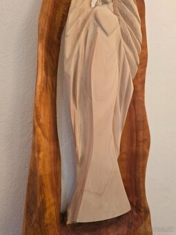Drevená socha anjela - 8