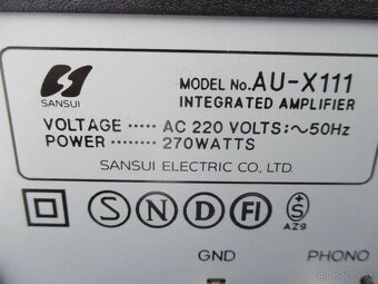 Sansui AU-X111 - 8