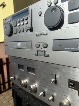 Reproduktory 4ks+ zosilovač+ dualny cd player - 8