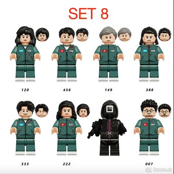 Mix postavičiek - typ lego - nové, nehrané - 8