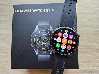 Huawei Watch GT4 46mm black, top, zaruka NAY - 8
