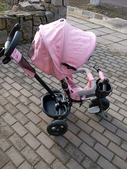 Kinderkraft trojkolka -ružová - 8